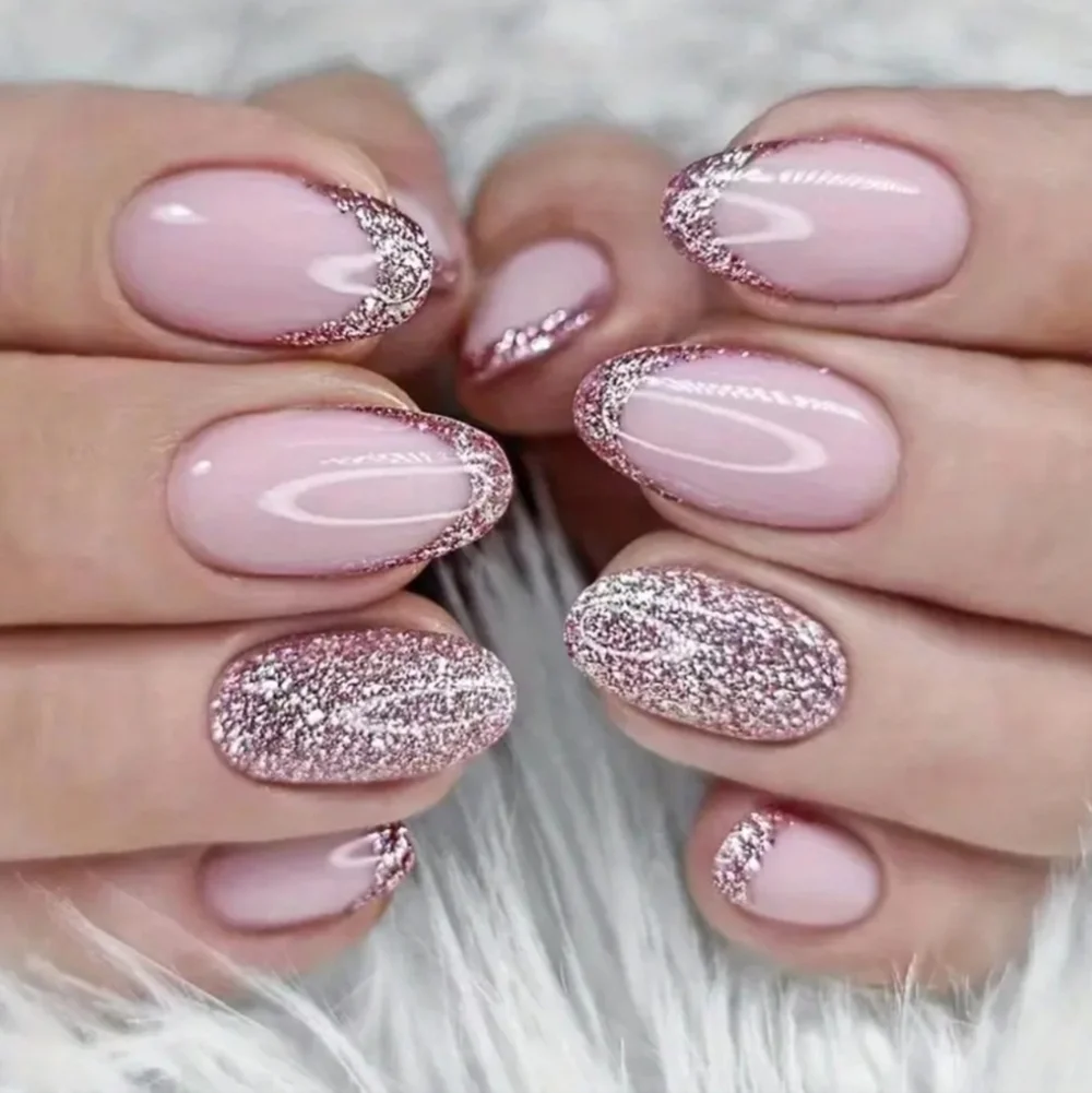 24 Pieces Fake Press On Nails
